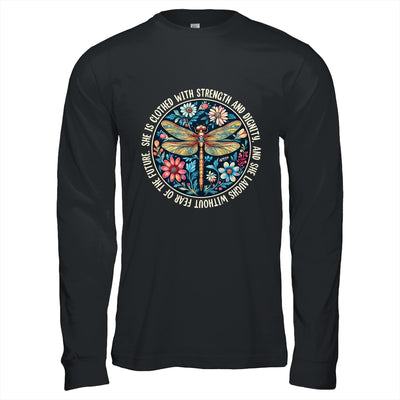 She Is Clothed With Strength Christian Bible Religious Faith Shirt & Hoodie | teecentury