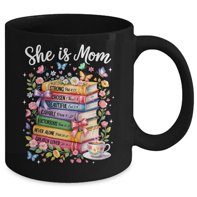 She Is Mom Christian Mama Bible Verse Mother's Day Women Mug | teecentury