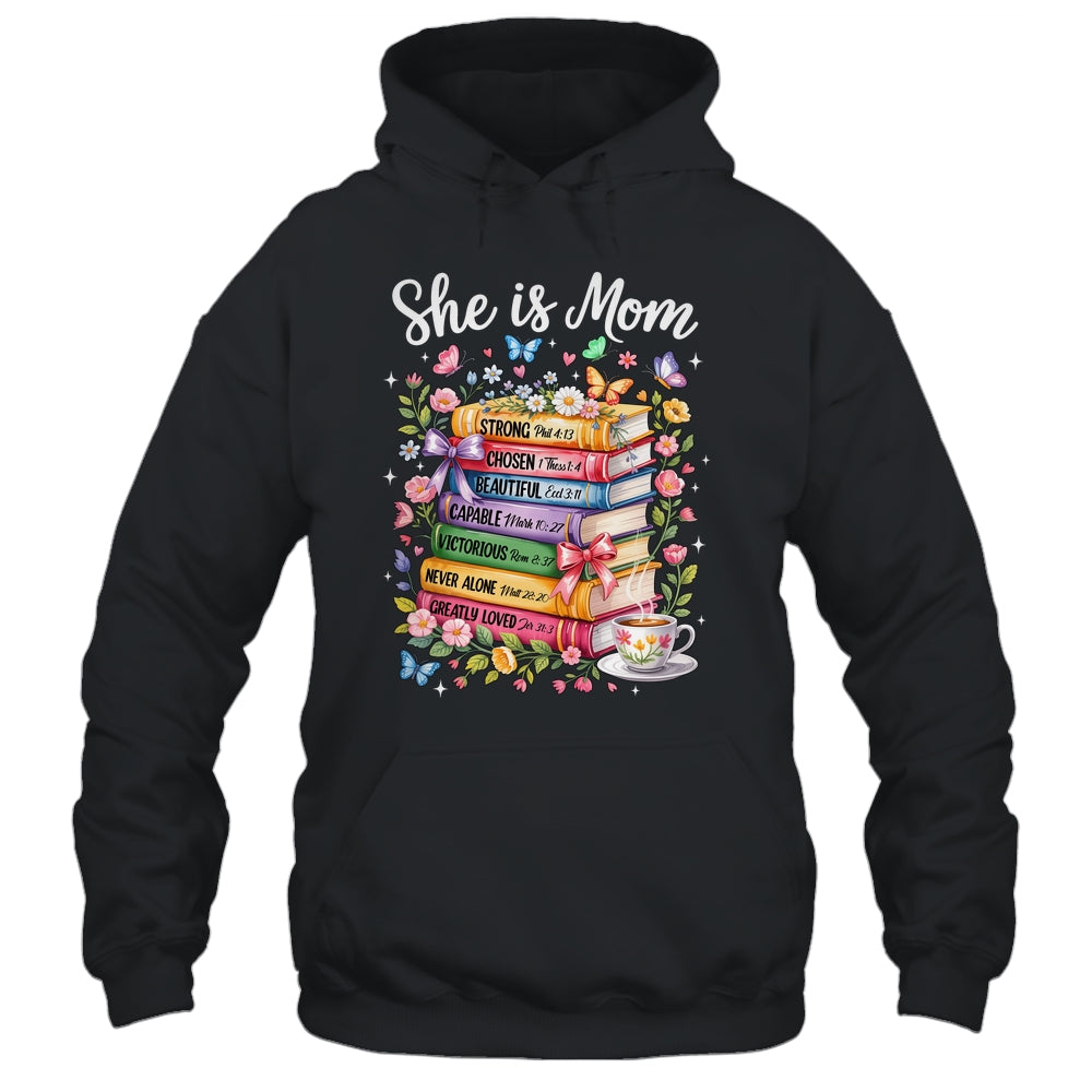 She Is Mom Christian Mama Bible Verse Mother's Day Women Shirt & Hoodie | teecentury