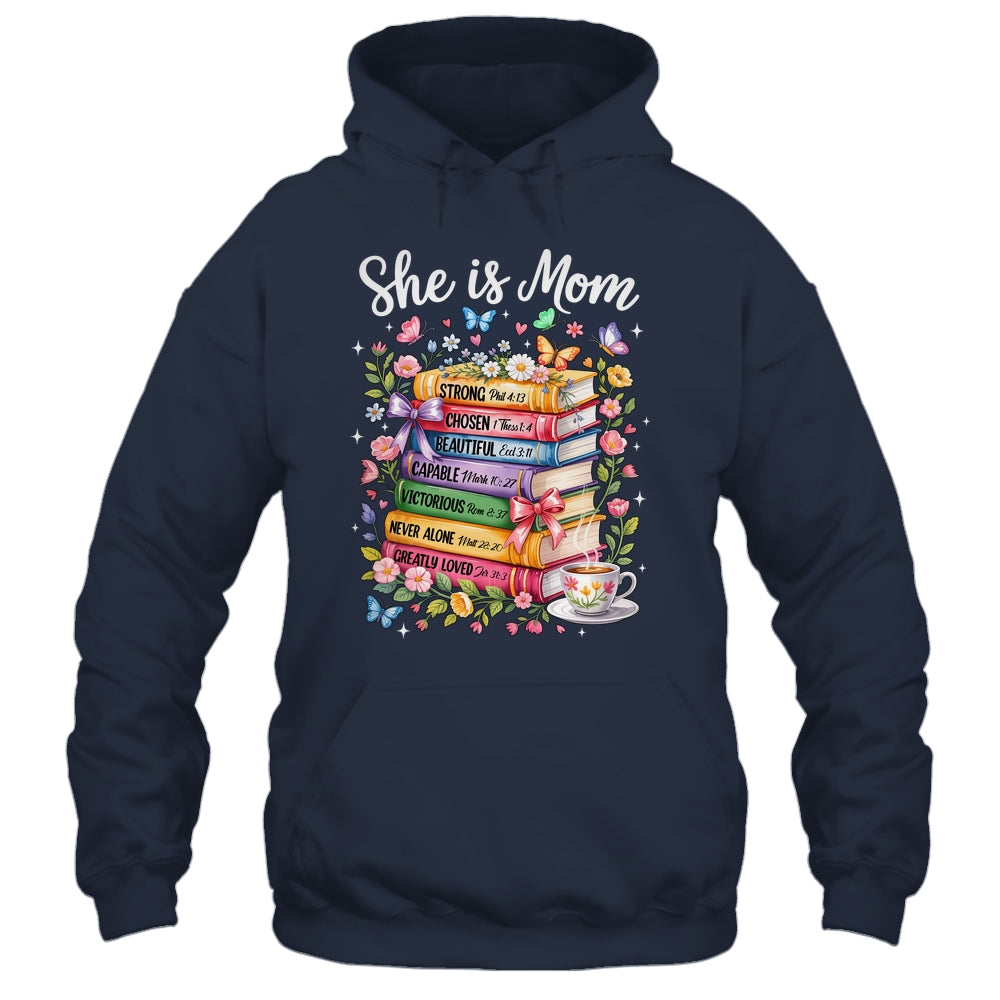 She Is Mom Christian Mama Bible Verse Mother's Day Women Shirt & Hoodie | teecentury