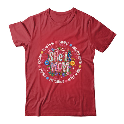 She Is Mom Christian Mom Coquette Faith Bible Mothers Day Shirt & Hoodie | teecentury