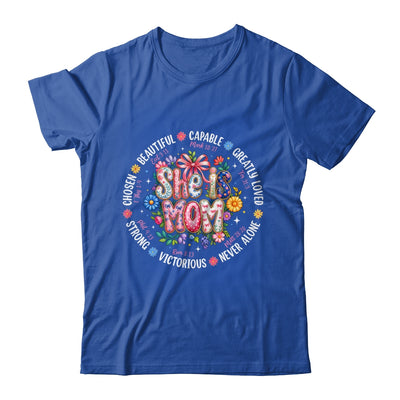 She Is Mom Christian Mom Coquette Faith Bible Mothers Day Shirt & Hoodie | teecentury