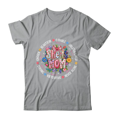 She Is Mom Christian Mom Coquette Faith Bible Mothers Day Shirt & Hoodie | teecentury