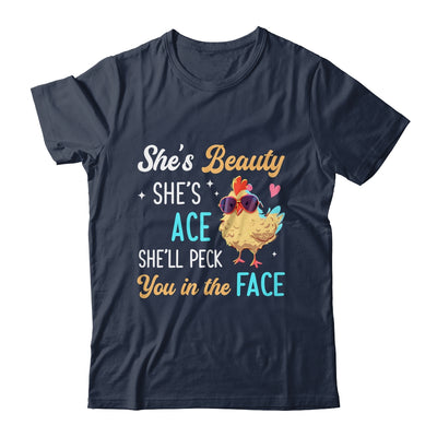 She's Beauty She's Grace Farmer Chicken Lady Girl Lover Shirt & Tank Top | teecentury