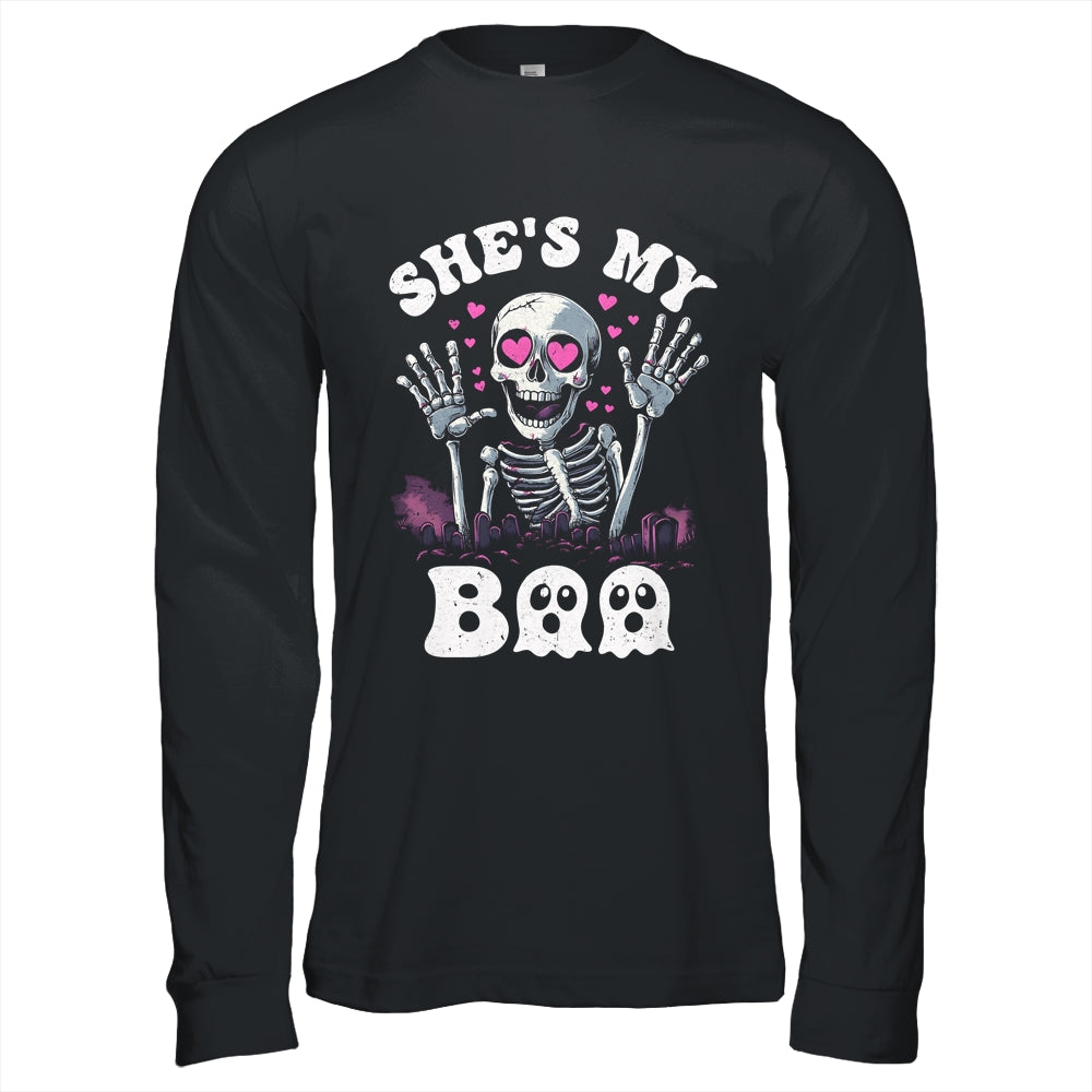 She's My Boo Matching Halloween Costume Couples He's My Boo Shirt & Hoodie | teecentury