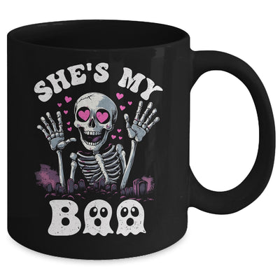 She's My Boo Matching Halloween Costume Couples He's My Boo Mug | teecentury