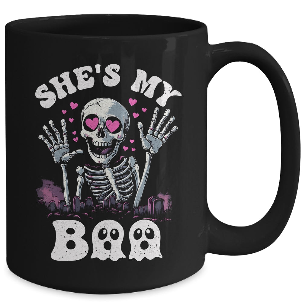 She's My Boo Matching Halloween Costume Couples He's My Boo Mug | teecentury