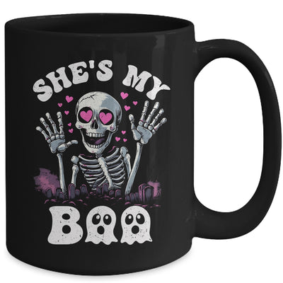 She's My Boo Matching Halloween Costume Couples He's My Boo Mug | teecentury