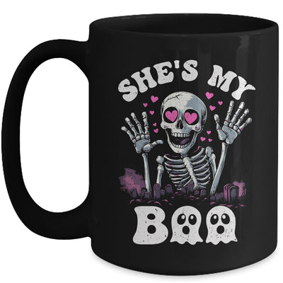 She's My Boo Matching Halloween Costume Couples He's My Boo Mug | teecentury