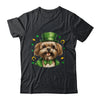 Shih Tzu St Patricks Day Leprechaun Shamrock Irish Shirt & Hoodie | teecentury
