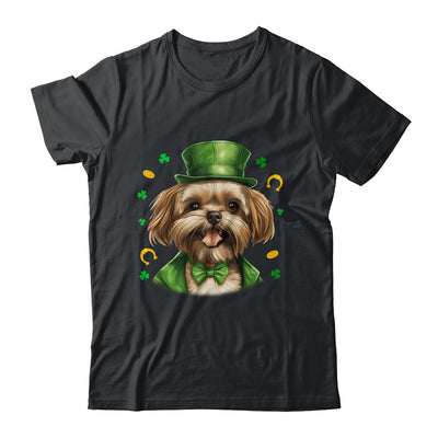 Shih Tzu St Patricks Day Leprechaun Shamrock Irish Shirt & Hoodie | teecentury