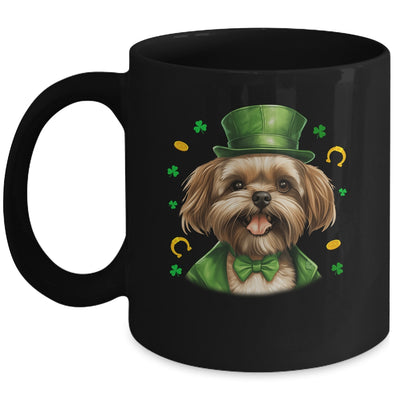 Shih Tzu St Patricks Day Leprechaun Shamrock Irish Mug | teecentury