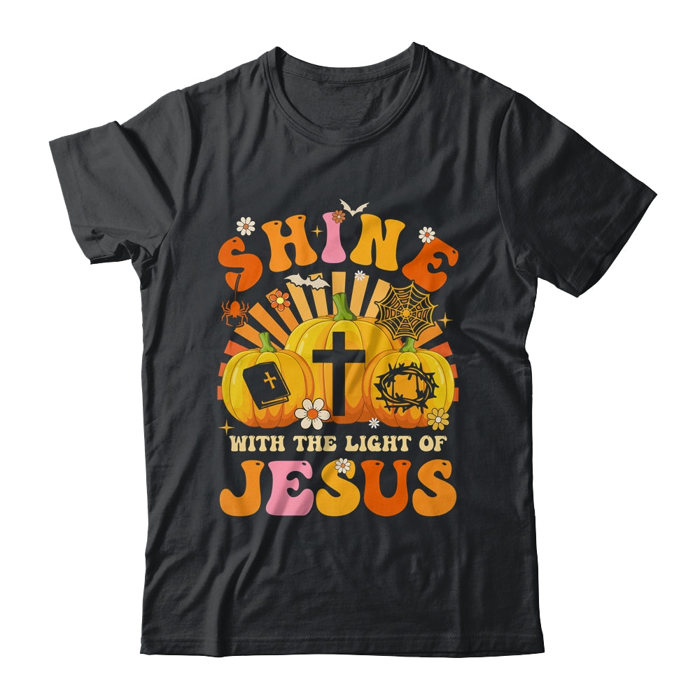 Shine With The Light Of Jesus Christian Halloween Women Shirt & Hoodie | teecentury