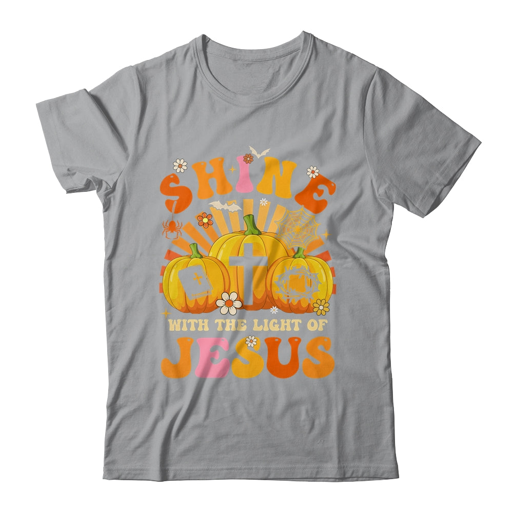 Shine With The Light Of Jesus Christian Halloween Women Shirt & Hoodie | teecentury
