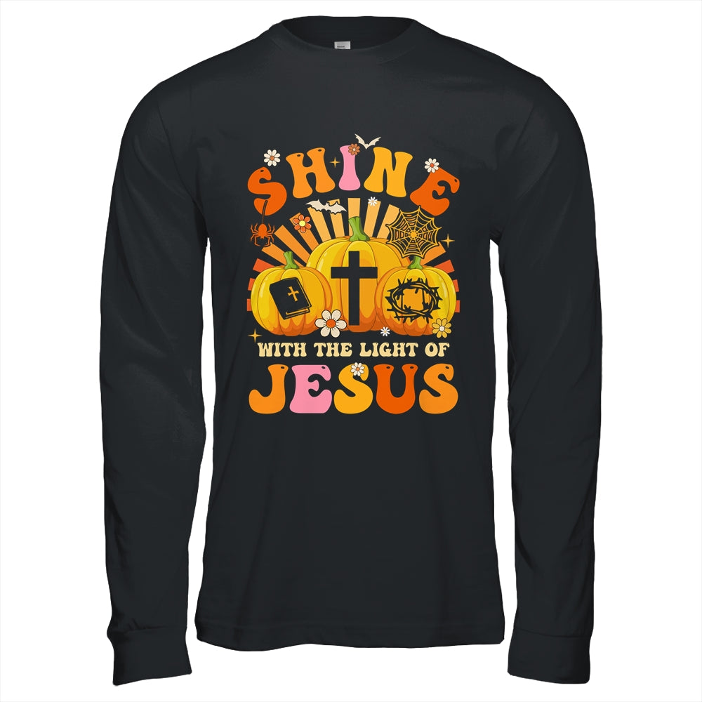 Shine With The Light Of Jesus Christian Halloween Women Shirt & Hoodie | teecentury