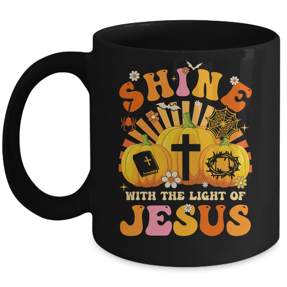 Shine With The Light Of Jesus Christian Halloween Women Mug | teecentury