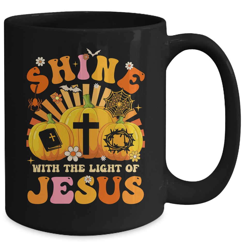 Shine With The Light Of Jesus Christian Halloween Women Mug | teecentury