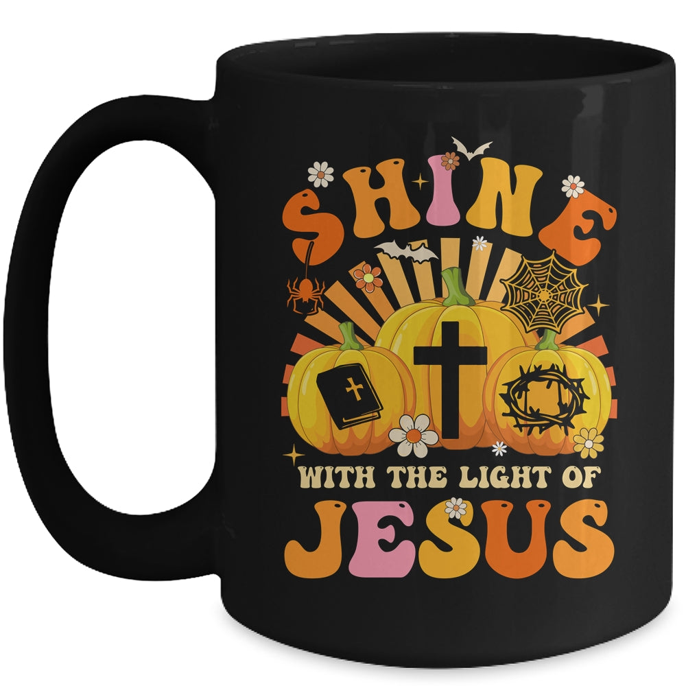 Shine With The Light Of Jesus Christian Halloween Women Mug | teecentury
