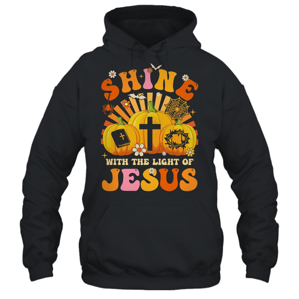 Shine With The Light Of Jesus Christian Halloween Women Shirt & Hoodie | teecentury
