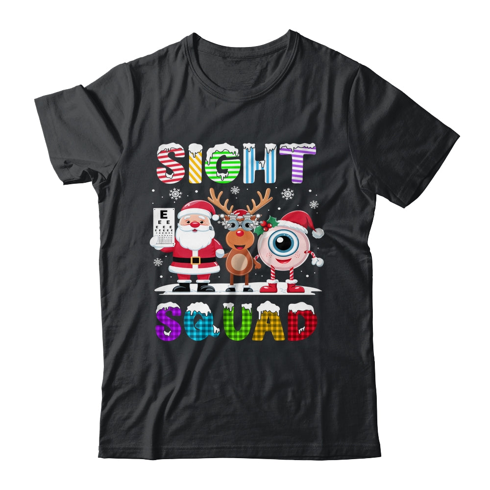 Sight Squad Christmas Optometrist Eye Doctor Xmas Funny Shirt & Sweatshirt | teecentury