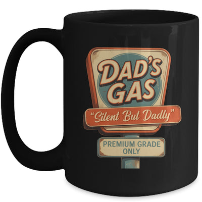 Silent But Dadly Funny Father's Day Fart Dad Farting Vintage Mug | teecentury