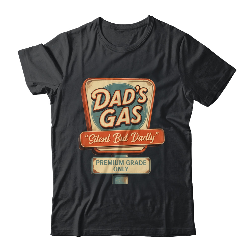 Silent But Dadly Funny Father's Day Fart Dad Farting Vintage Shirt & Hoodie | teecentury