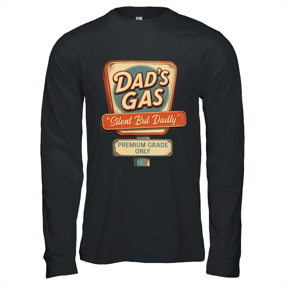 Silent But Dadly Funny Father's Day Fart Dad Farting Vintage Shirt & Hoodie | teecentury