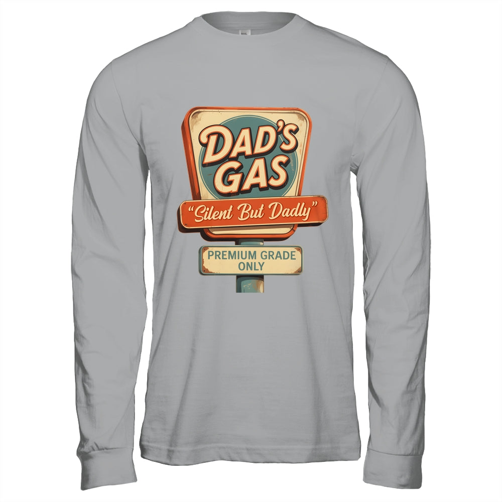 Silent But Dadly Funny Father's Day Fart Dad Farting Vintage Shirt & Hoodie | teecentury