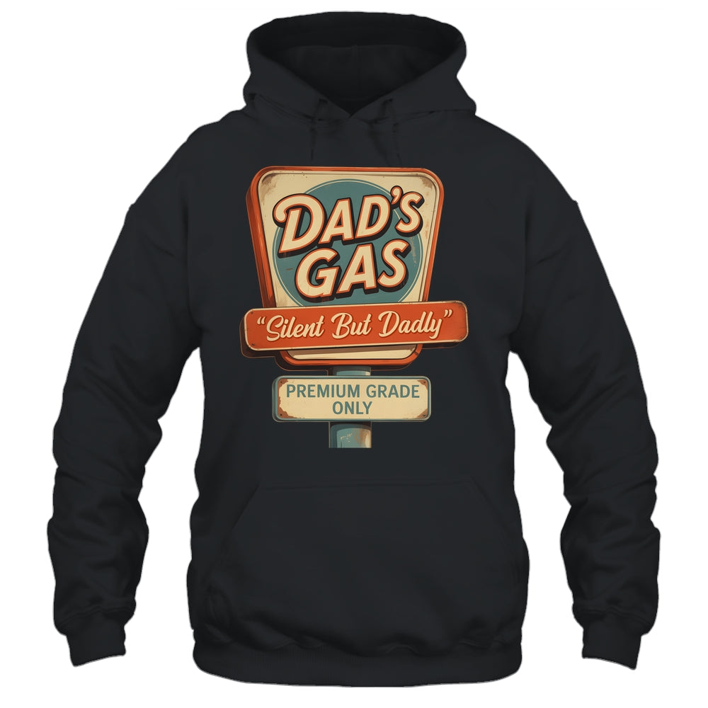 Silent But Dadly Funny Father's Day Fart Dad Farting Vintage Shirt & Hoodie | teecentury