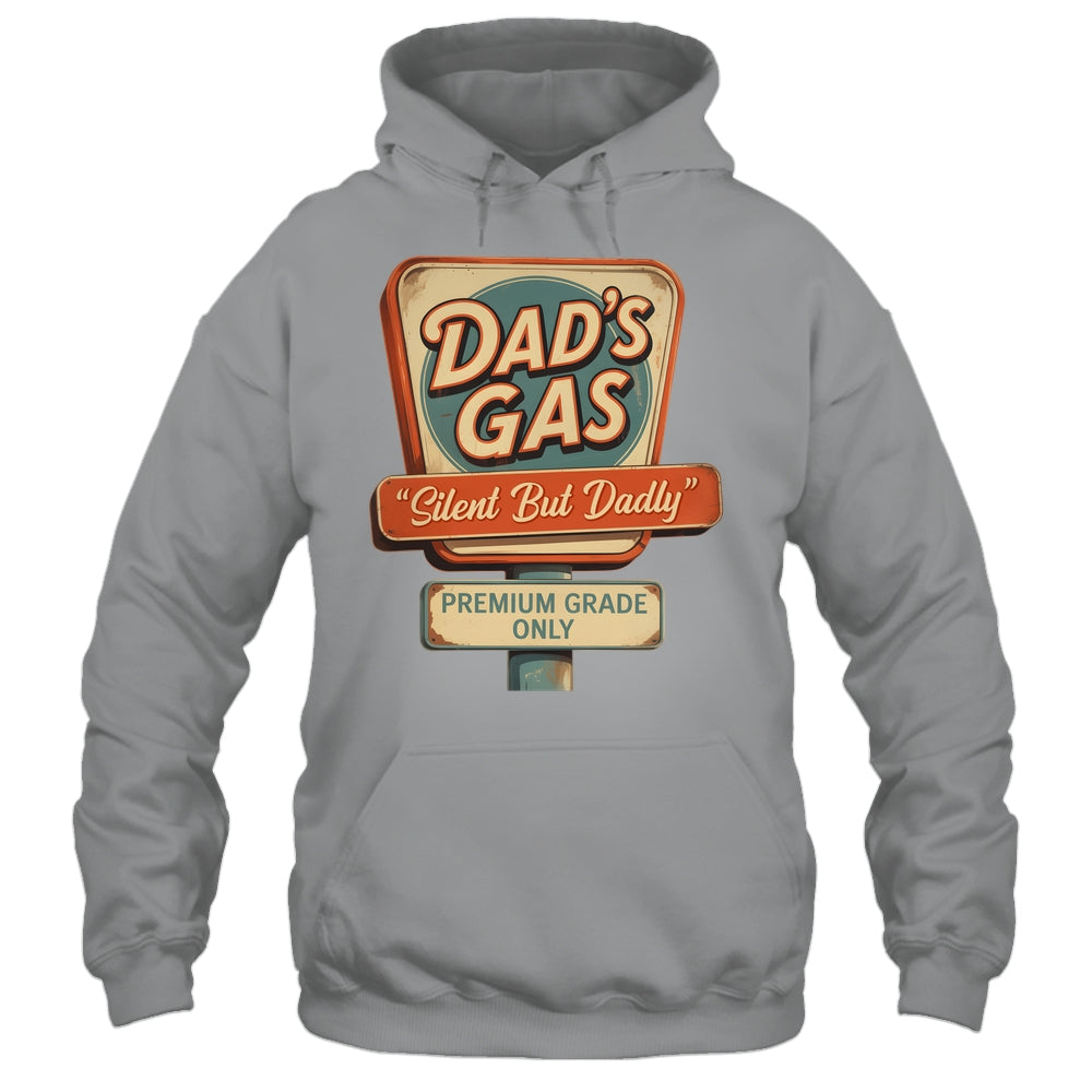 Silent But Dadly Funny Father's Day Fart Dad Farting Vintage Shirt & Hoodie | teecentury