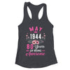 Since 1944 80 Years Old May 80th Birthday Women Shirt & Tank Top | teecentury