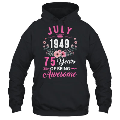 Since 1949 75 Years Old July 75th Birthday Women Shirt & Tank Top | teecentury