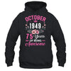 Since 1949 75 Years Old October 75th Birthday Women Shirt & Tank Top | teecentury