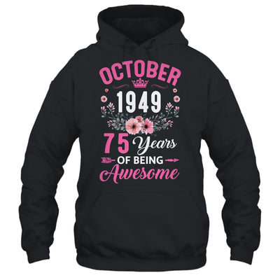 Since 1949 75 Years Old October 75th Birthday Women Shirt & Tank Top | teecentury