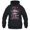 Since 1954 70 Years Old July 70th Birthday Women Shirt & Tank Top | teecentury