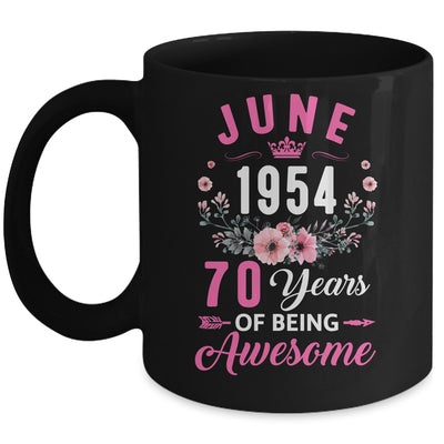 Since 1954 70 Years Old June 70th Birthday Women Mug | teecentury