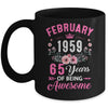 Since 1959 65 Years Old February 65th Birthday Women Mug | teecentury