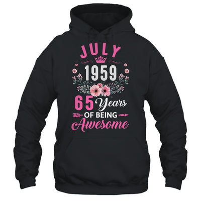 Since 1959 65 Years Old July 65th Birthday Women Shirt & Tank Top | teecentury