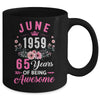 Since 1959 65 Years Old June 65th Birthday Women Mug | teecentury