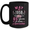Since 1959 65 Years Old May 65th Birthday Women Mug | teecentury