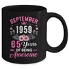 Since 1959 65 Years Old September 65th Birthday Women Mug | teecentury