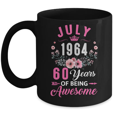 Since 1964 60 Years Old July 60th Birthday Women Mug | teecentury