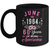 Since 1964 60 Years Old June 60th Birthday Women Mug | teecentury