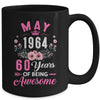 Since 1964 60 Years Old May 60th Birthday Women Mug | teecentury