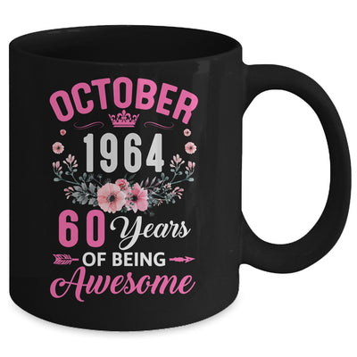 Since 1964 60 Years Old October 60th Birthday Women Mug | teecentury