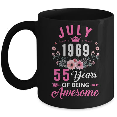 Since 1969 55 Years Old July 55th Birthday Women Mug | teecentury