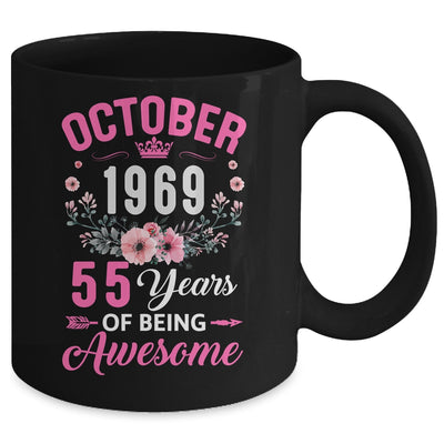 Since 1969 55 Years Old October 55th Birthday Women Mug | teecentury