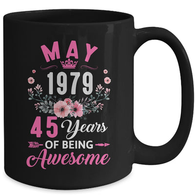 Since 1979 45 Years Old May 45th Birthday Women Mug | teecentury