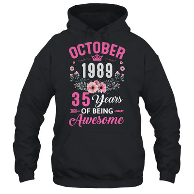 Since 1989 35 Years Old October 35th Birthday Women Shirt & Tank Top | teecentury