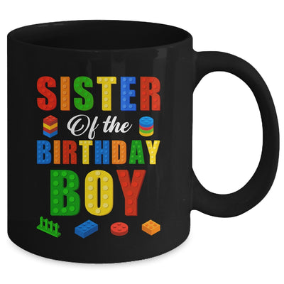 Sister Birthday Boy Master Builder Building Bricks Blocks Mug | teecentury